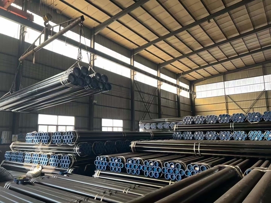 3 Inch Seamless Mild Steel Pipe Black Painted ERW SAW MS Carbon Steel Pipe